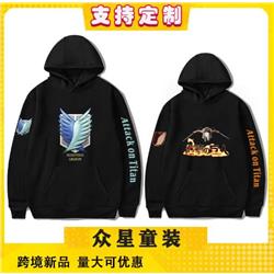 attack on titan anime 3d printed hoodie