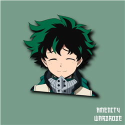 my hero academia anime car sticker