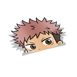Jujutsu Kaisen anime car sticker