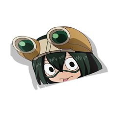 my hero academia anime car sticker