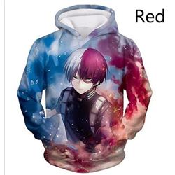 my hero academia anime 3d printed hoodie