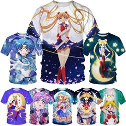 sailormoon anim 3D Printing T-shirt