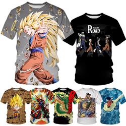 dragon ball anime 3D Printing T-shirt