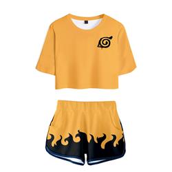 naruto anime 3D Printing T-shirt