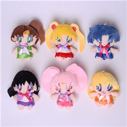 sailormoon anim plush doll 10cm price for 6 pcs