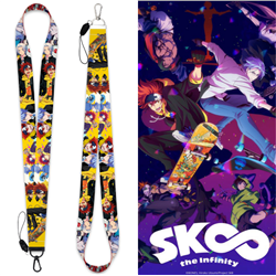 sk8 the infinity anime keychain lanyard phonestrap ( 45cm*2.5cm )