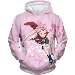 naruto anime 3D Printing hoodie