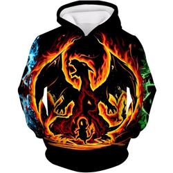 pokemon anime 3d printed hoodie