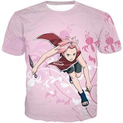naruto anime 3D Printing T-shirt
