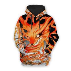 naruto anime 3D Printing hoodie