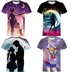 Sailormoon anim 3D Printing T-shirt