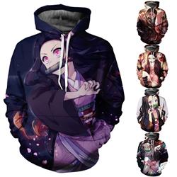 demon slayer kimets anime 3d printed hoodie