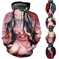 demon slayer kimets anime 3d printed hoodie