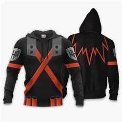 My Hero Acaemia anime body shape hoodie & zip hoodie 20 styles