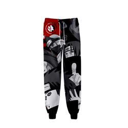naruto anime 3d printed pants
