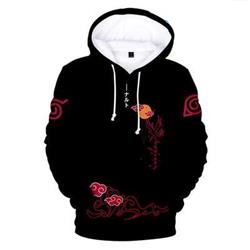 naruto anime 3D Printing hoodie