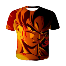 dragon ball anime 3D Printing T-shirt