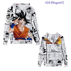 Dragon Ball anime 3D printed hoodie 10 styles