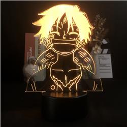 One Piece anime 7 colours LED light
