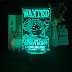 One Piece anime 7 colours LED light