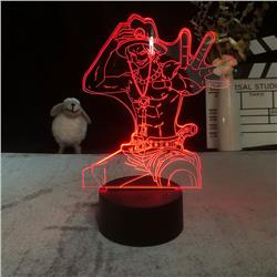 One Piece anime 7 colours LED light