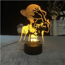 One Piece anime 7 colours LED light