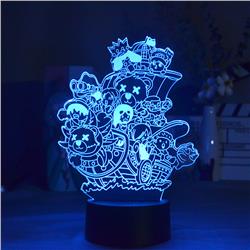 One Piece anime 7 colours LED light