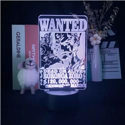 One Piece anime 7 colours LED light