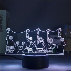 One Piece anime 7 colours LED light