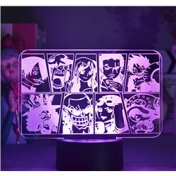 One Piece anime 7 colours LED light