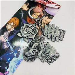 jujutsu kaisen anime keychain