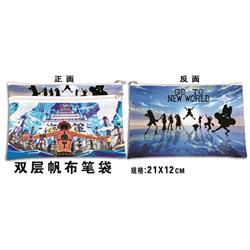 one piece anime pencil bag