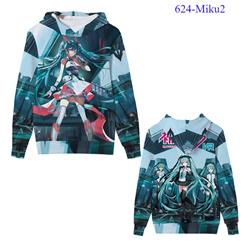 Hatsune Miku anime hoodie 5 styles