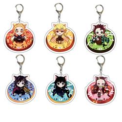 demon slayer kimets anime keychain