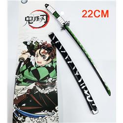 demon slayer kimets anime knife key chain 220MM