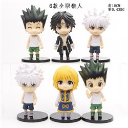 hunter anime figure 10cm for 6pcs