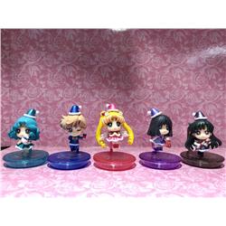 SailorMoon anim Figure 7cm for 5pcs