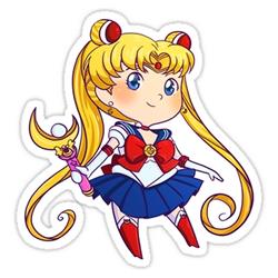 SailorMoon anim car sticker