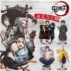 demon slayer kimets anime standing plate 16cm
