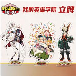 my hero academia anime standing plate 15cm
