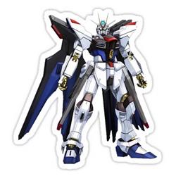 Gundam anime car sticker