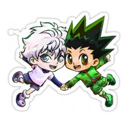 hunter anime car sticker
