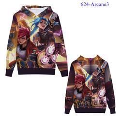 Arcane League of Legends anime hoodie