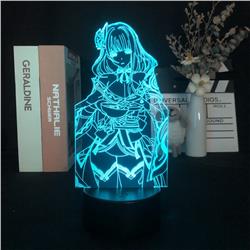 Genshin Impact Noelle anime 7 colours LED light