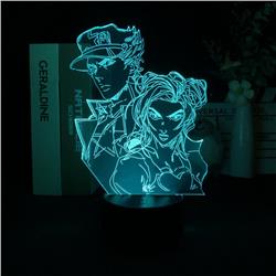 JoJos Bizarre Adventure anime 7 colours LED light