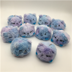 Double sided uncomfortable cat Plush for 10pcs 7*10cm
