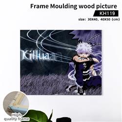 hunter anime Wooden frame painting 30*40cm