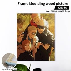 jujutsu kaisen anime Wooden frame painting 40*50cm