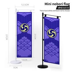 Genshin Impact Noelle anime mini nobori flag