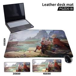 Genshin Impact Noelle anime leather desk mat 40*60*0.2cm
